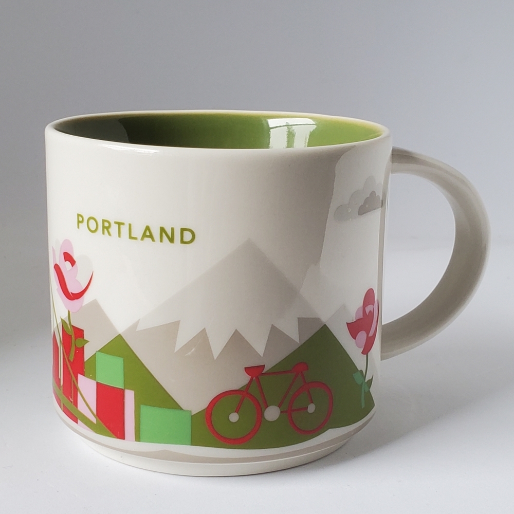 Starbucks 2015 Portland You Are Here Collection Ceramic Mug 14oz